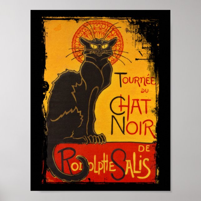 Tournee du Chatta Noir Poster (Framsidan)