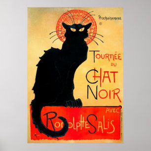 Tournee du Chatta Noir Poster