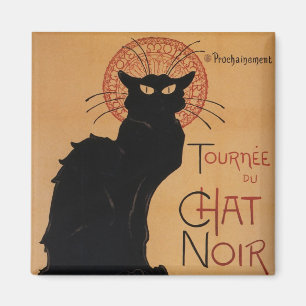 Tournée du Chatta Noir, Steinlen Fine Art Magnet