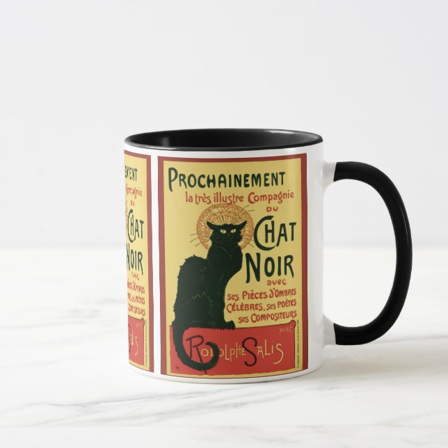 Tournée du Chatta Noir, Theophile Steinlen Mugg (Höger)