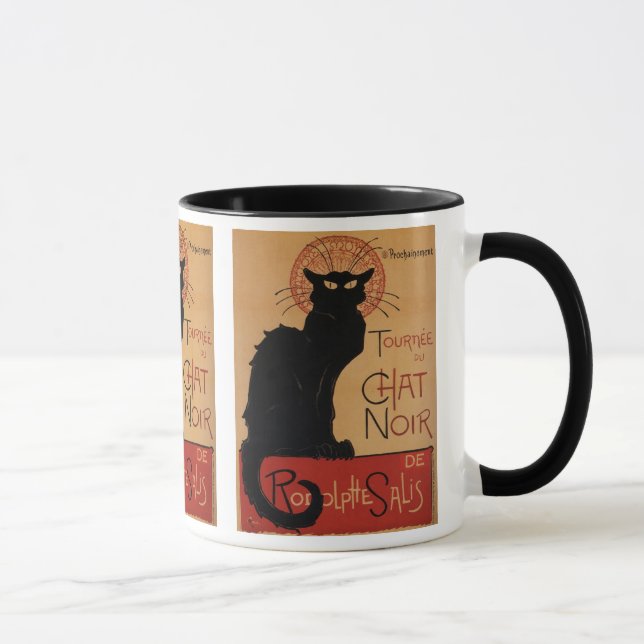 Tournée du Chatta Noir, Théophile Steinlen Mugg (Höger)
