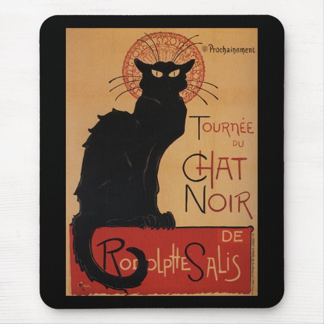 Tournée du Chatta Noir, Théophile Steinlen Musmatta (Framsidan)
