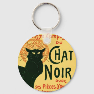 Tournée du Chatta Noir, Theophile Steinlen Nyckelring