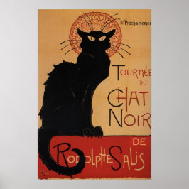 Tournée du Chatta Noir, Théophile Steinlen Poster
