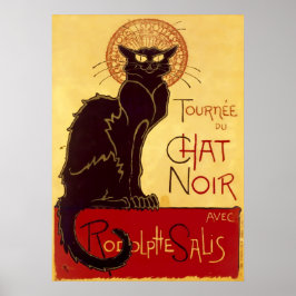 Tournée du Chatta Noir, Théophile Steinlen Poster