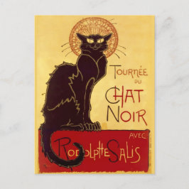 Tournée du Chatta Noir, Théophile Steinlen Vykort