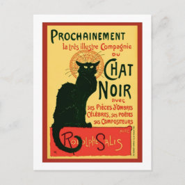 Tournée du Chatta Noir, Theophile Steinlen Vykort
