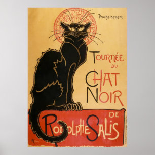 Tournee Du Prata Noir (den svart katten) Poster