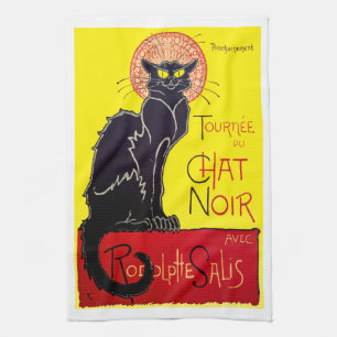 Tournee du Prata Noir fransk kabaretkökshandduk Kökshandduk