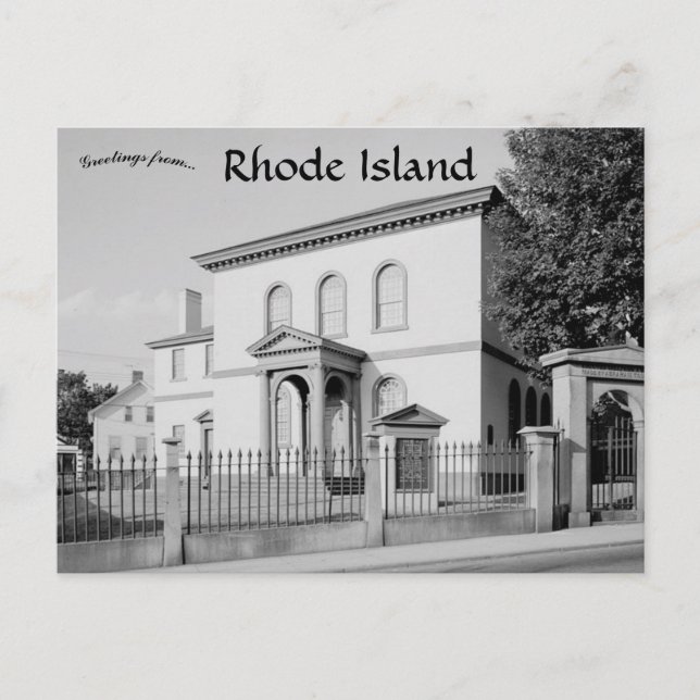 Touro Synagogue Newport County Rhode island Vykort (Framsida)