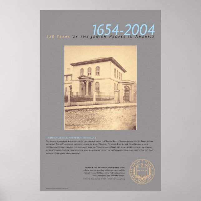 Touro Synagogue, Newport, Rhode island Poster (Framsidan)