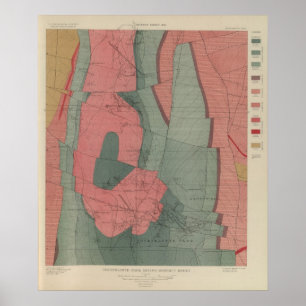 Tourtelotte Park Mining District Lakan Karta Poster