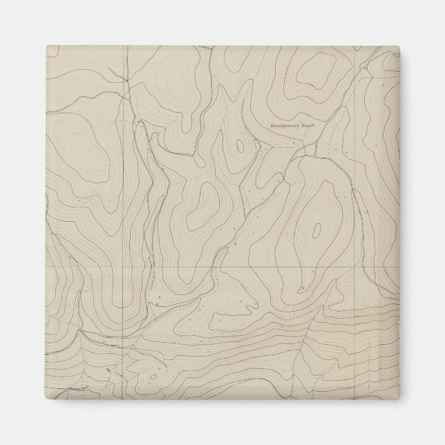 Tourtelotte Park Speciell Atlas Karta Magnet (Framsidan)