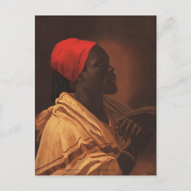 Toussaint L'Ouverture av George DeBaptiste (1870) Vykort (Framsida)