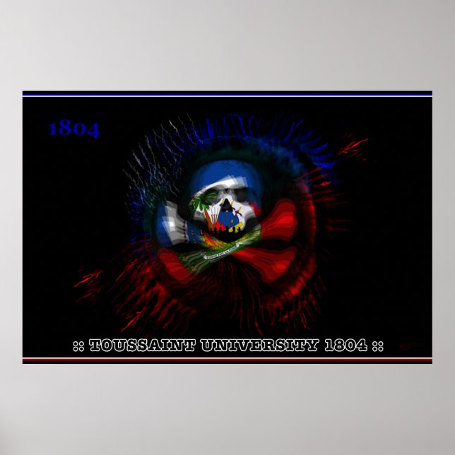 TOUSSAINT UNIVERSITETEN 1804 POSTER (Framsidan)