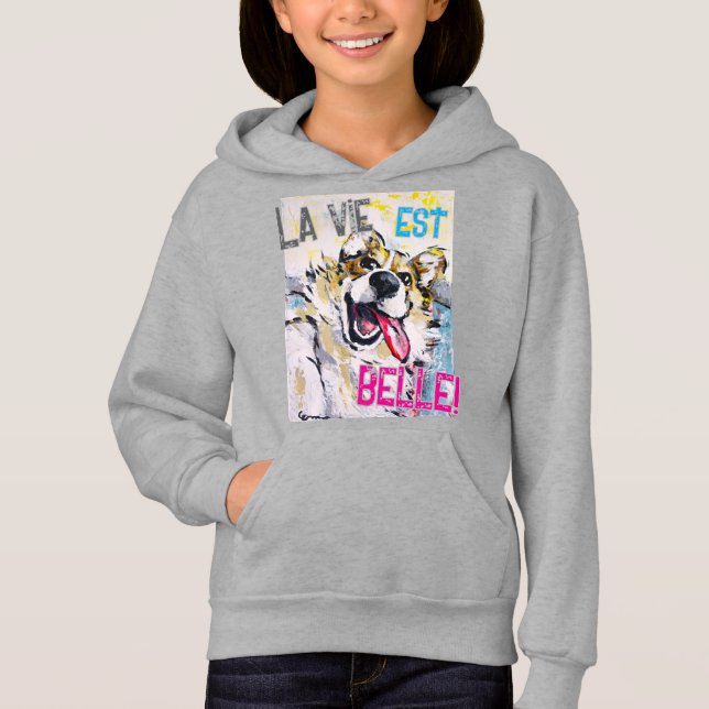 Tout sourire La vie est belle! T Shirt (Framsida)