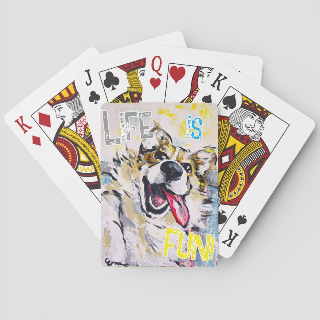 Tout sourire Life is fun! Casinokort (Baksidan)
