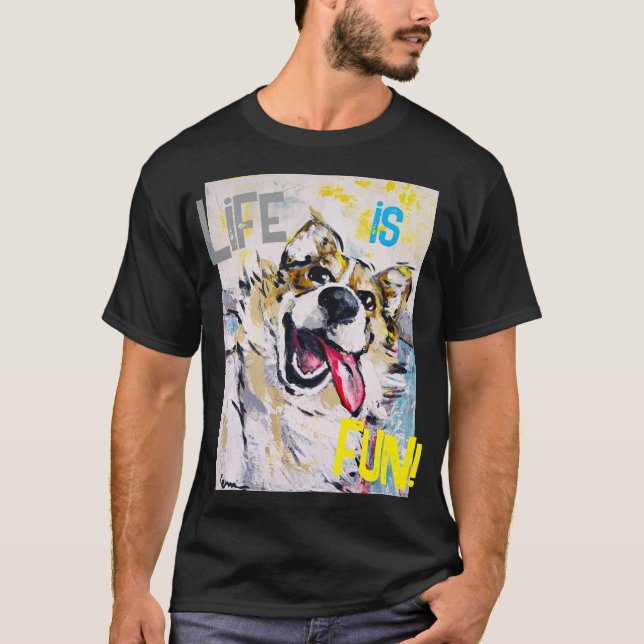 Tout sourire Life is fun! T Shirt (Framsida)