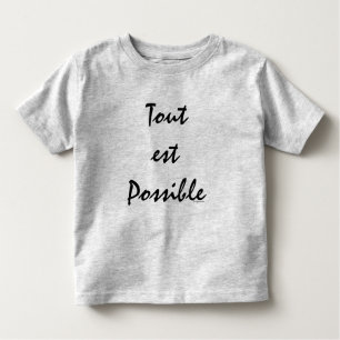 Tout-test möjlig tee shirt