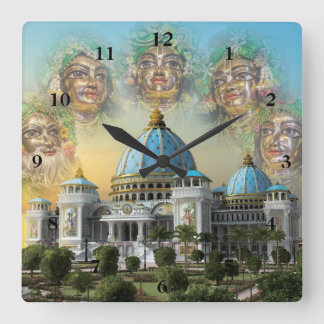 TOVP/Pancha Tattva Clock Fyrkantig Klocka