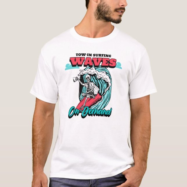 Tow in Surfing T Shirt (Framsida)