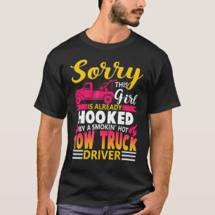 Tow Lastbil-drivruvfru Girlkompis Cute T Shirt