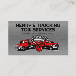 Tow Lastbil Fordon Recovery Services Visitkort