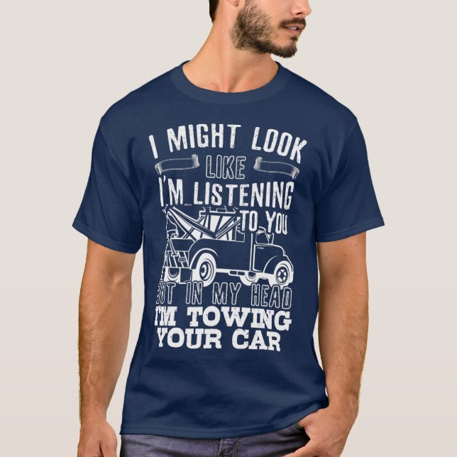 Tow Lastbil Gift Idea Tow Lastbil T Shirt (Framsida)