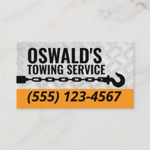 Tow Lastbil Service Professionell Tow Krok Visitkort
