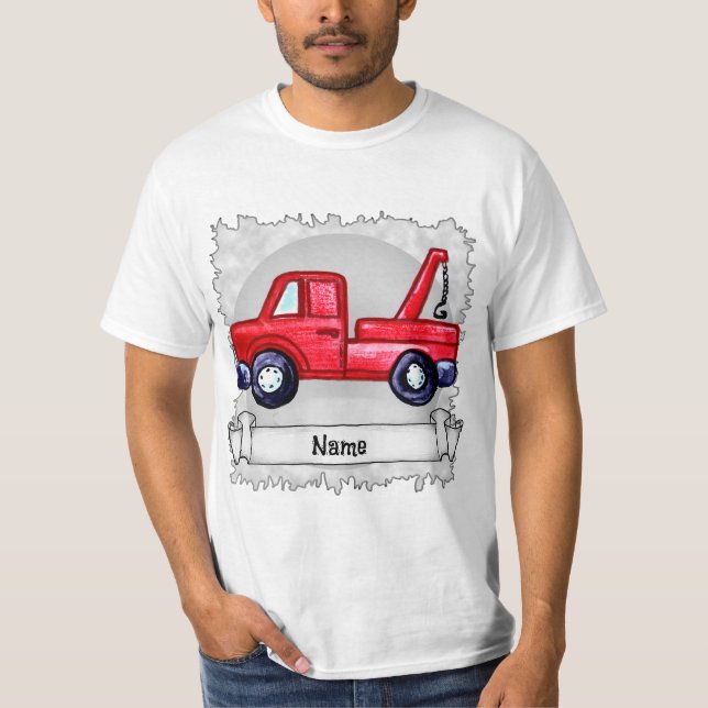 Tow Lastbil T Shirt (Framsida)