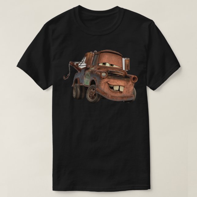 Tow Mater från Cars Sticker T Shirt (Design framsida)
