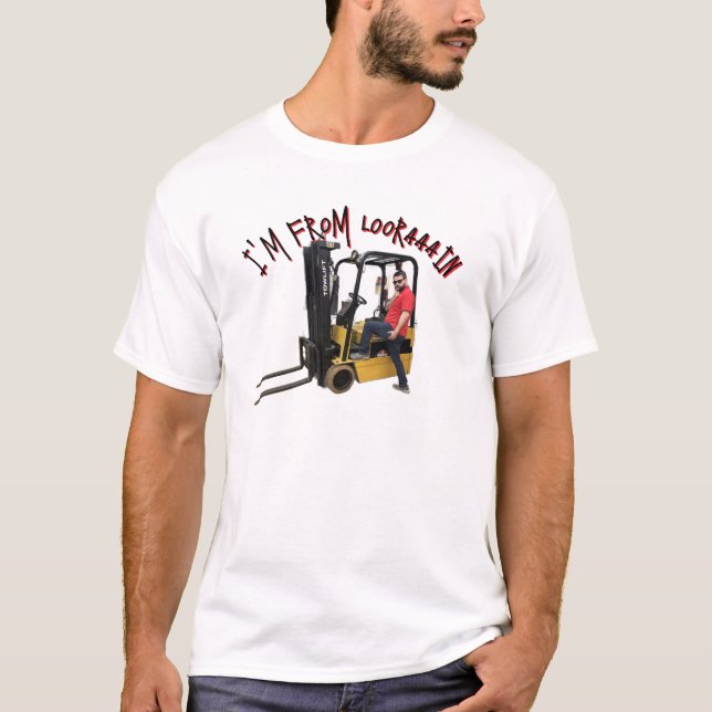 Tow Motor Zach - jag är från Lorain T Shirt (Framsida)