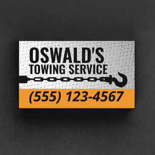 Tow Service Company Professionell Tow Krok Visitkort