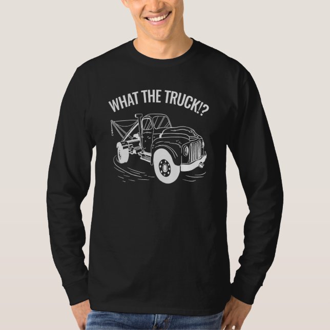 Tow Truck Dad Driver Breakdown Lorry Operator T Shirt (Framsida)