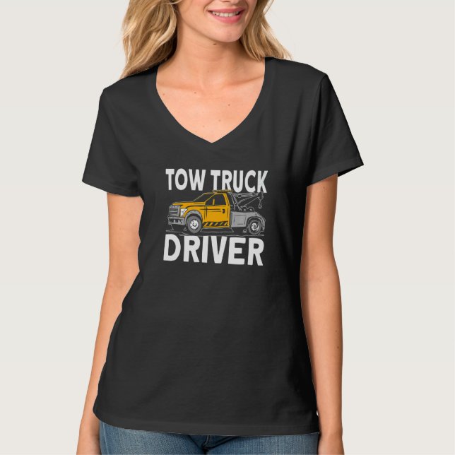 Tow truck driver  1 t shirt (Framsida)
