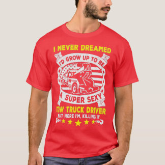 Tow truck driver gift t shirt