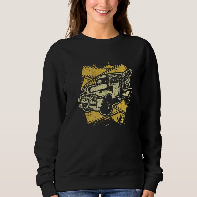 Tow Truck Trucker Wrecker Breakdown Service Car Dr T Shirt (Framsida)