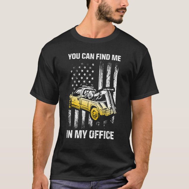 Tow Trucker Tow Lastbil Driver Tow Operator Breakd T Shirt (Framsida)