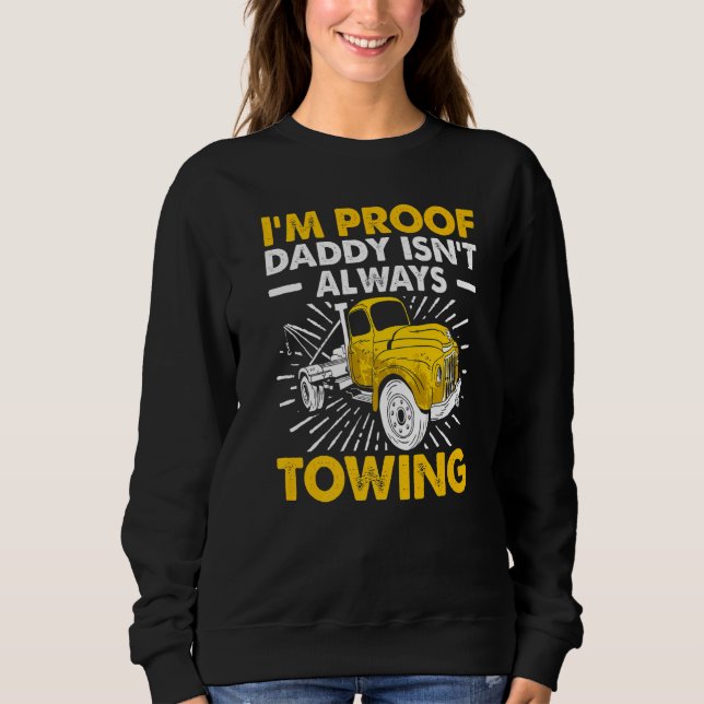Tow Trucker Tow Truck Driver Tow Operator Breakdow T Shirt (Framsida)