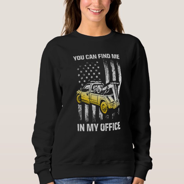 Tow Trucker Tow Truck Driver Tow Operator Breakdow T Shirt (Framsida)