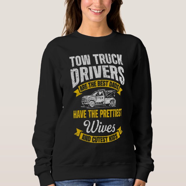 Tow Trucker Tow Truck Driver Tow Operator Breakdow T Shirt (Framsida)