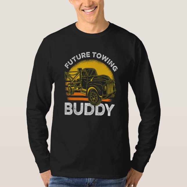 Tow Trucker Tow Truck Driver Tow Operator Breakdow T Shirt (Framsida)