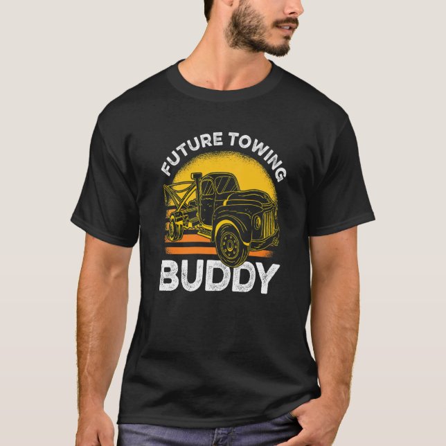 Tow Trucker Tow Truck Driver Tow Operator Breakdow T Shirt (Framsida)