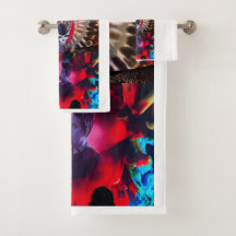 Towel-uppsättning med musiktema