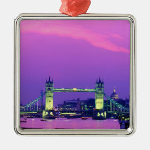 Tower Bridge, London, England 2 Julgransprydnad Metall