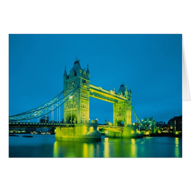 Tower Bridge, London, England 3 Hälsningskort (Framsidan Horizontal)