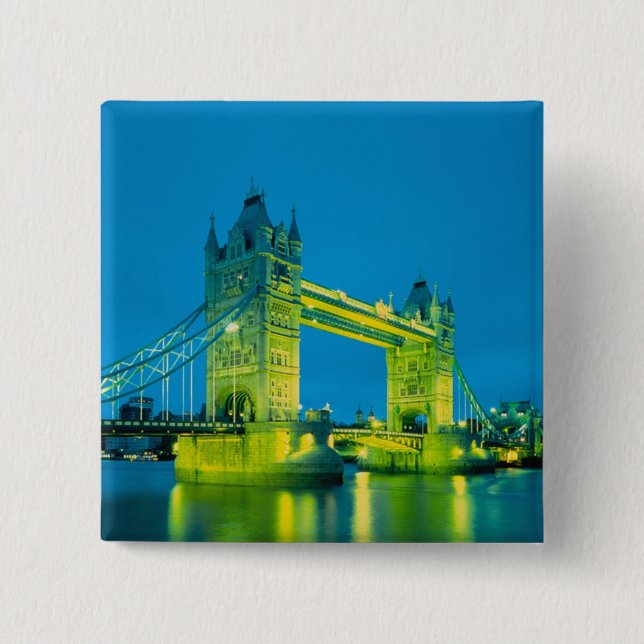 Tower Bridge, London, England 3 Knapp (Framsida)