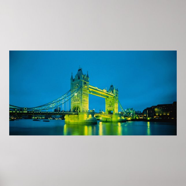Tower Bridge, London, England 3 Poster (Framsidan)