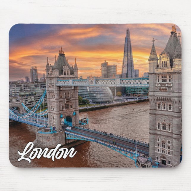 Tower Bridge, London, England Musmatta (Framsidan)