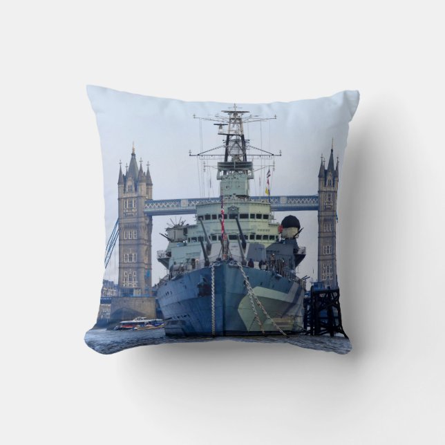 Tower Bridge London. Kudde (Framsida)